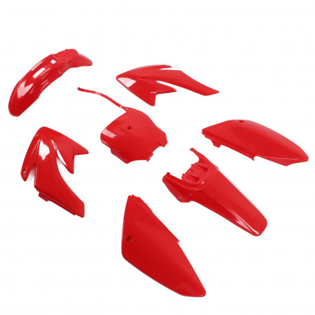 Paneles Laterales De Carenado (Tanque) Negros AGB 37 Pit Bike Dirt Bike