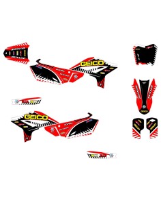 Kit déco APOLLO Y RACING GEICO Dirt bike