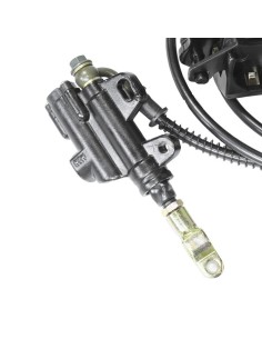 kweiny Connecteur de tuyau de frein hydraulique en T pour moto, adaptateur  3 voies avec boulon banjo M10 (forme circulaire) : : Auto