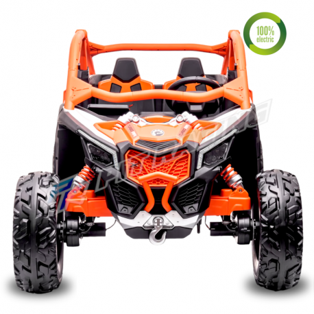 Buggy enfant électrique can am maverick ORANGE 24 V