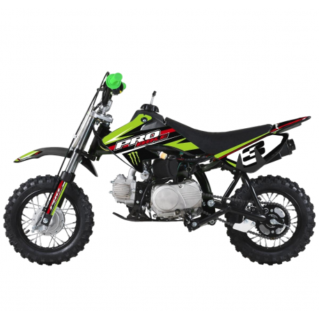 Moto enfant 88 cc PROBIKE VERT Semi-auto Démarrage Kick