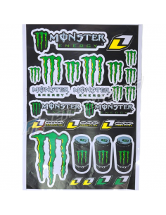 Planche de stickers monster energy one industrie