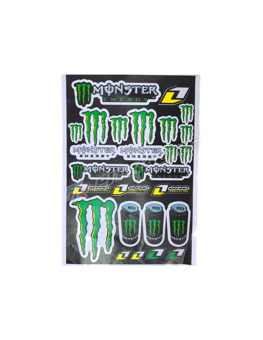 Planche Stickers Monster Energy