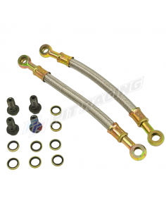 Durite de radiateur renforcée 200 mm de dirt bike / pit bike