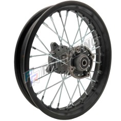 Jante 12 " arrière pour dirt bike / pit bike ITALJET / BHR / MX50 / NRG / KRAFTMULLER 9 cv