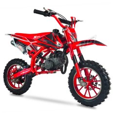 SUPER PROMO!!! JACKALL 49cc Moto cross enfant + Bridage ROUGE