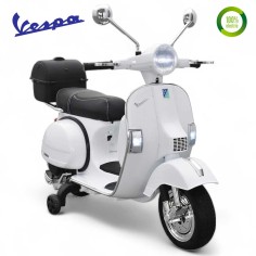 SCOOTER ÉLECTRIQUE ENFANT PIAGGIO VESPA PX150 BLANC