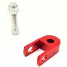Rehausseur d'amortisseur rouge pour tous types de Quad (+3cm)