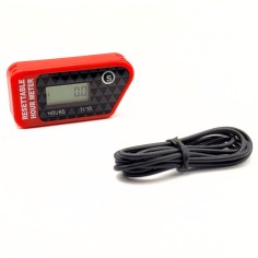 Compteur d'heure Rouge waterproof Dirt bike / Pit bike / Moto