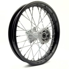 Jante 14" arrière renforcée axe 15 mm dirt bike / pit bike