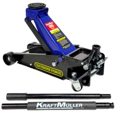 SUPER PROMO!!! CRIC ROULEUR PROFESSIONNEL 3 TONNES KRAFTMULLER EXTRA PLAT BLEU