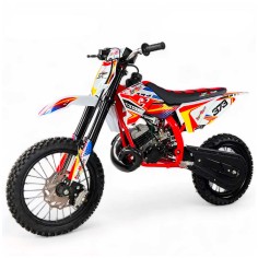 Pit bike 50 ITALJET RENFORCE Réplica 2temps roue 12/14" Rouge "Frein hydraulique + Fourche inversée"