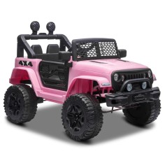 VOITURE ENFANT ÉLECTRIQUE JEEP MOUNTAIN ROSE