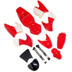 Carénage complet Pocket bike piste Rouge / Blanc