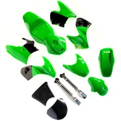 Carénage complet Pocket bike piste Vert et Noir