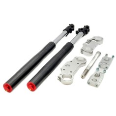 Fourche inversée complète 670 mm 45 / 48 mm axe de  12 mm de dirt bike / pit bike