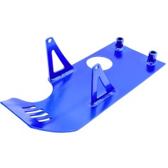 Sabot moteur alu Bleu dirt bike / pit bike