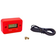 Compteur d'heure Rouge Dirt bike / Pitbike