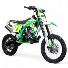 Pit bike 50 ITALJET RENFORCE Réplica 2temps roue 12/14" Vert "Frein hydraulique + Fourche inversée"