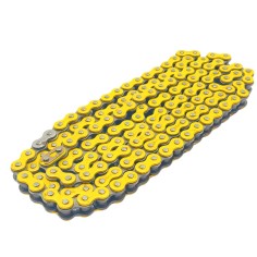 Chaine pas 420 KMC JAUNE -130 maillons