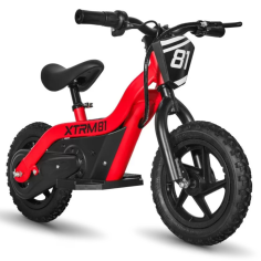 Draisienne électrique pour enfant 24V 100W DX 12 ROUGE