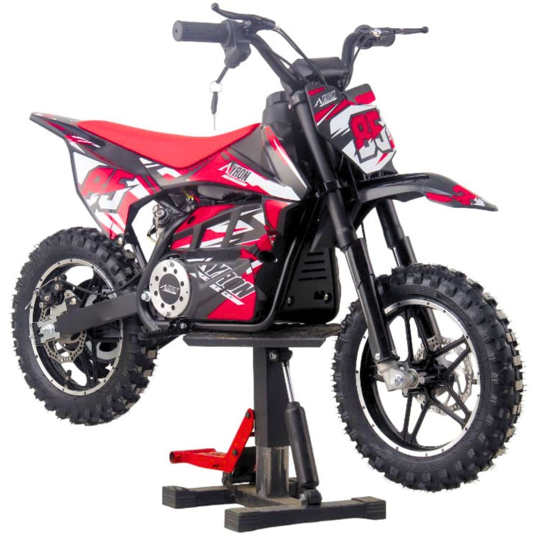 Moto électrique enfant AYRON 1000W 36V, coloris rouge