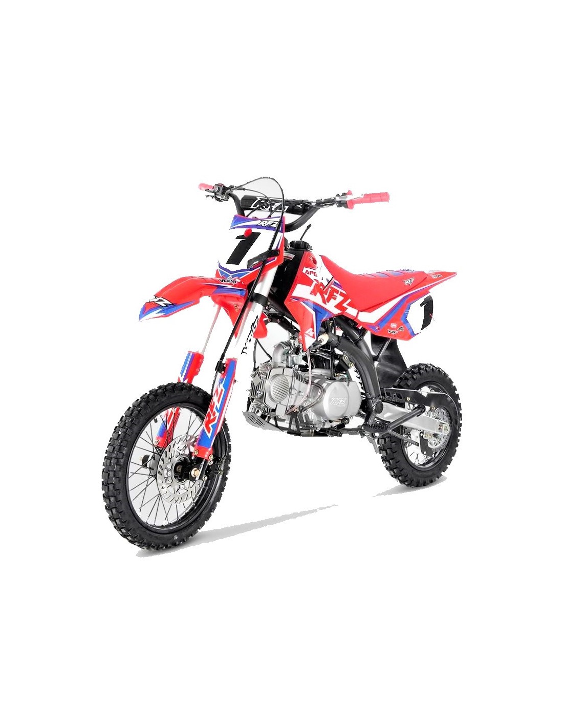 SUPER PROMO!!! Dirt bike Apollo RFZ 150cc 12/14 OPEN ROUGE MOTO sur PitRacing