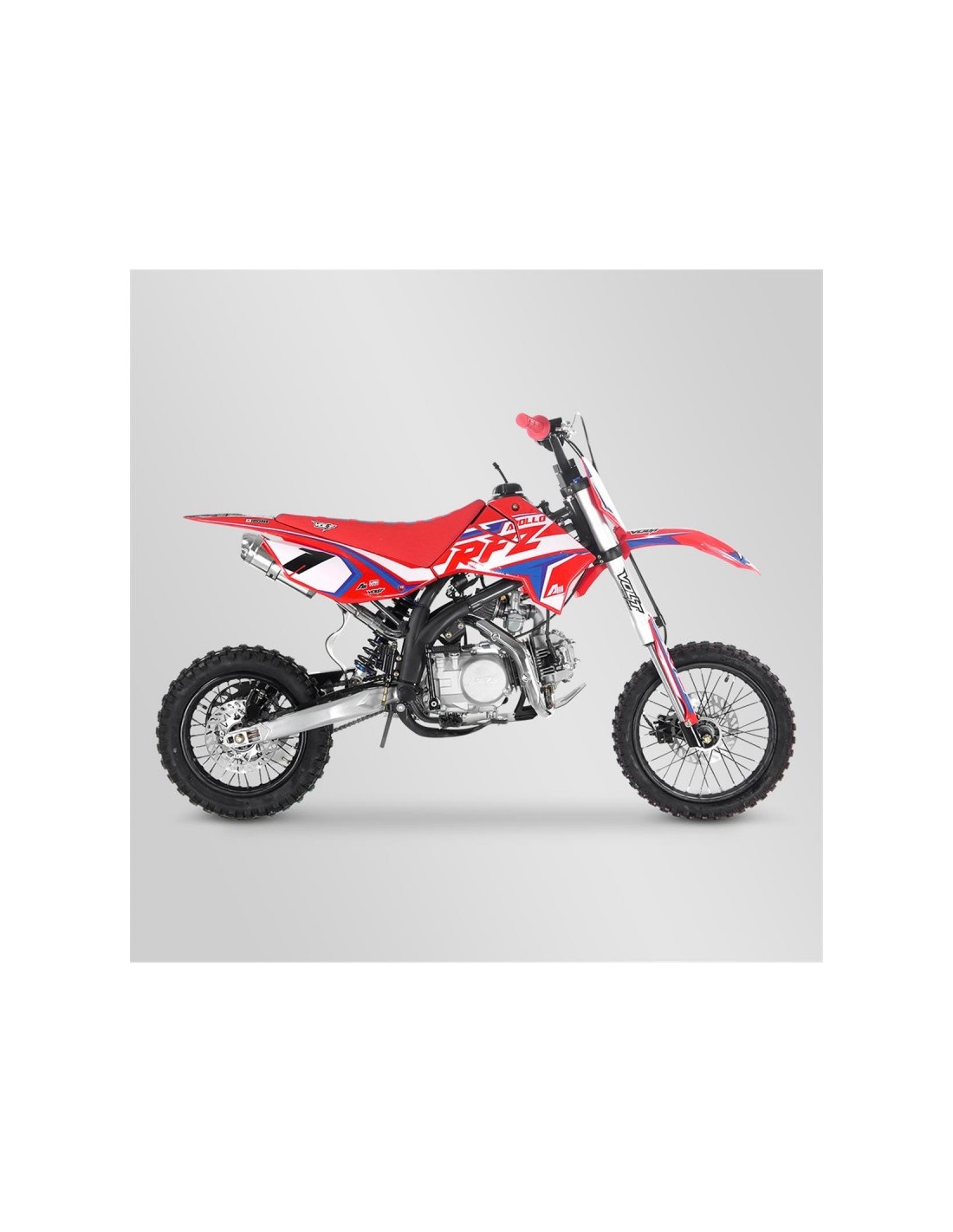 SUPER PROMO!!! Dirt bike Apollo RFZ 150cc 12/14 OPEN ROUGE MOTO sur PitRacing
