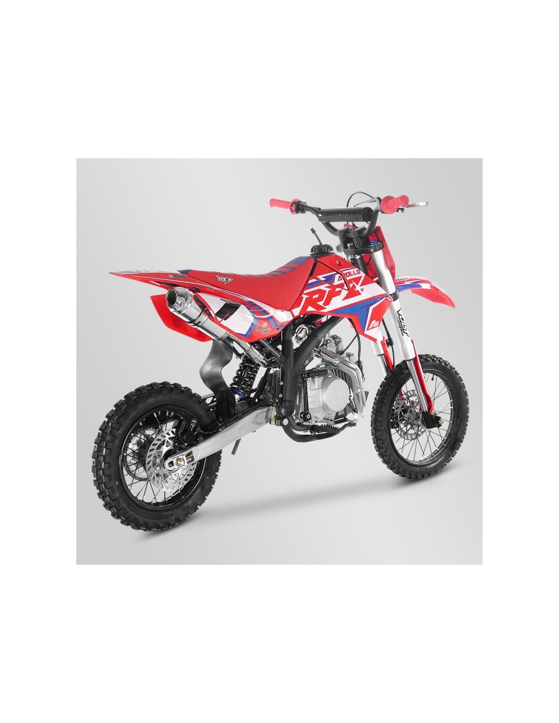SUPER PROMO!!! Dirt bike Apollo RFZ 150cc 12/14 OPEN ROUGE MOTO sur PitRacing