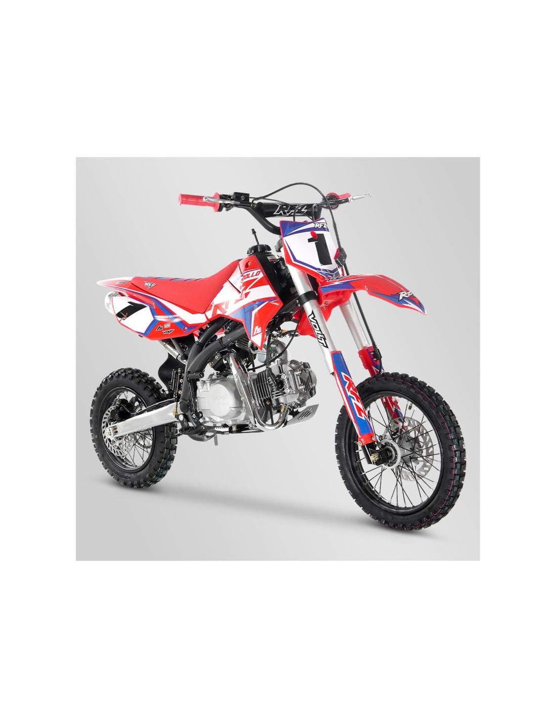 SUPER PROMO!!! Dirt bike Apollo RFZ 150cc 12/14 OPEN ROUGE MOTO sur PitRacing
