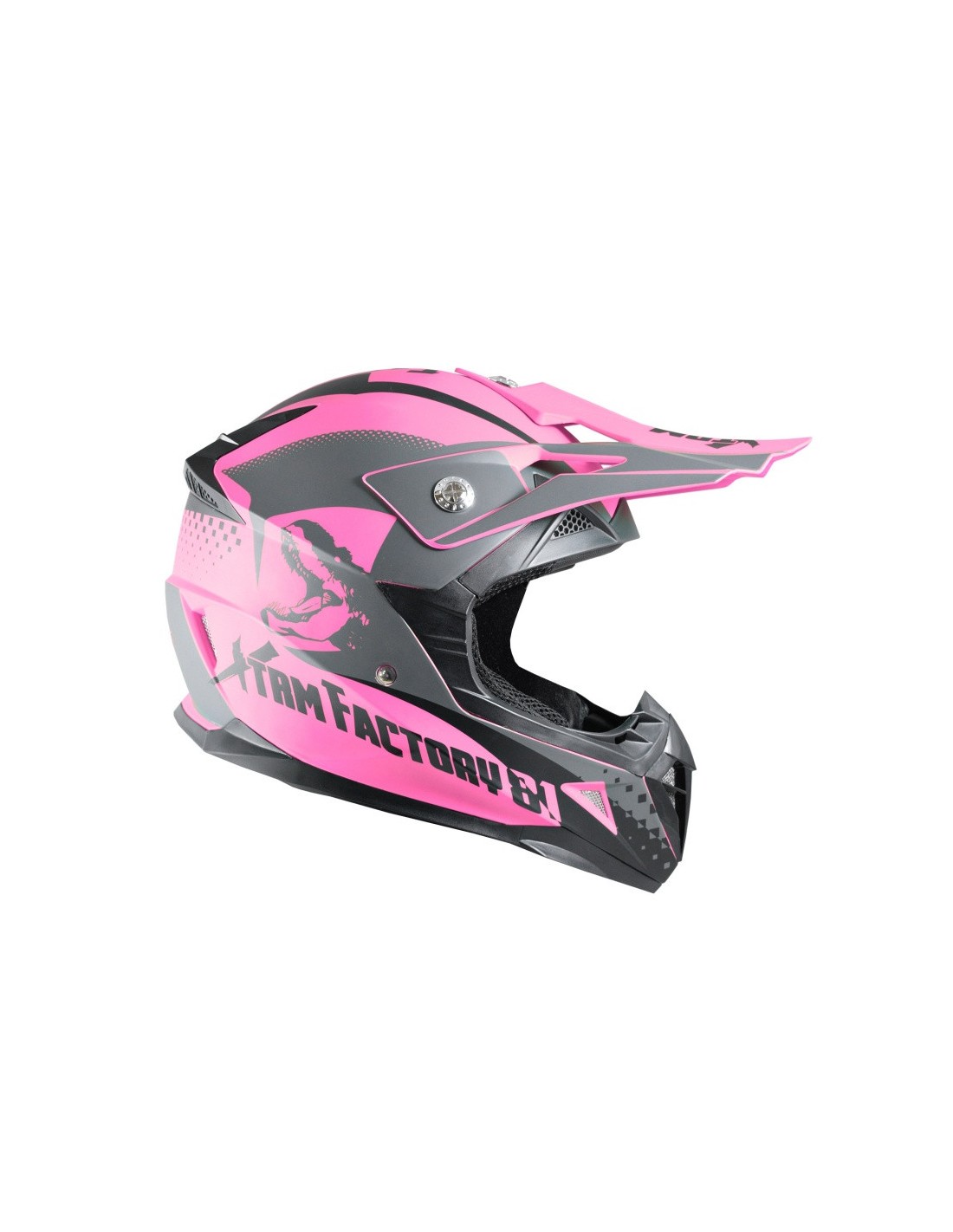 Casque enfant cross XTRM Factory ROSE - PitRacing