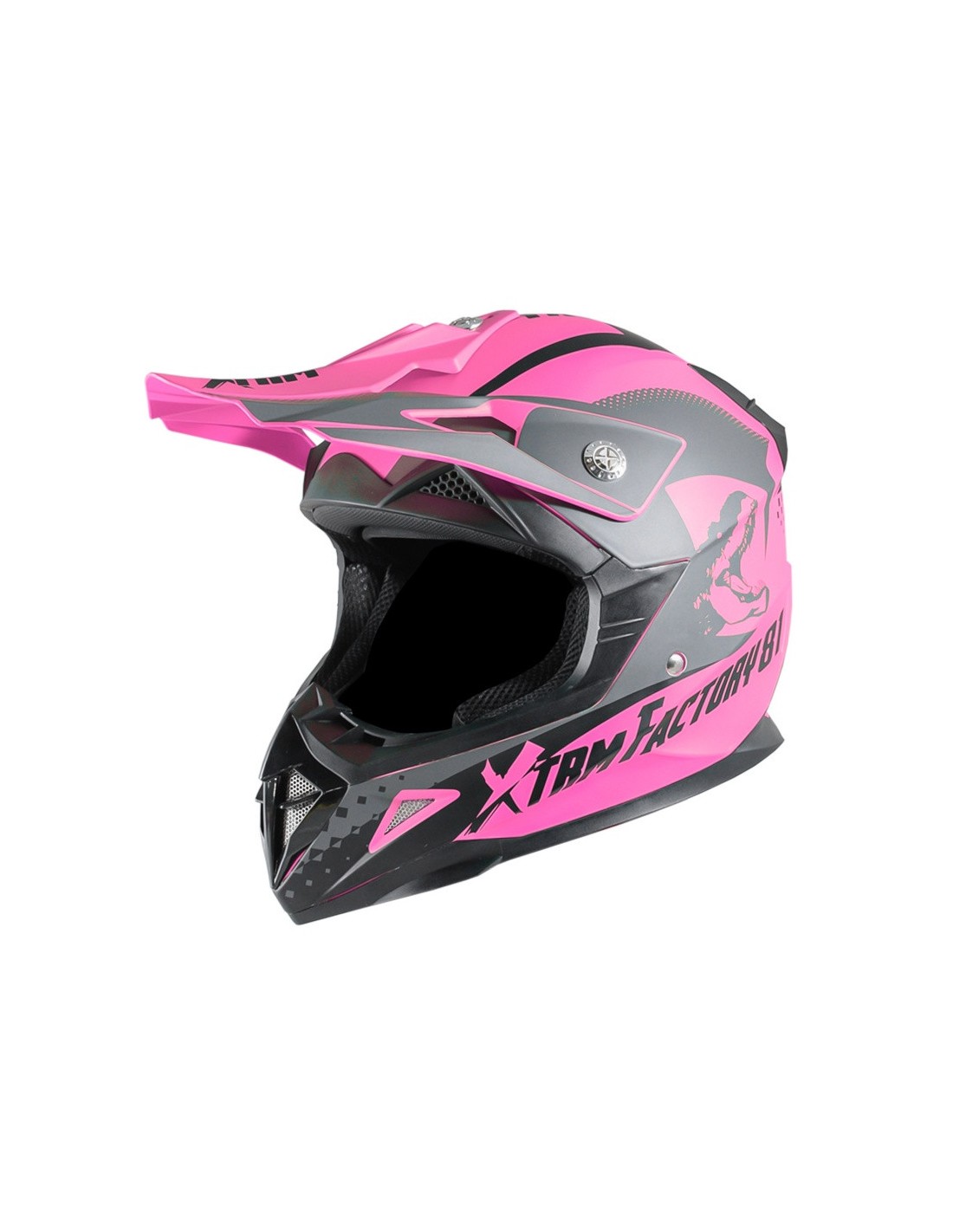 Gants motocross enfant xtrm - rose