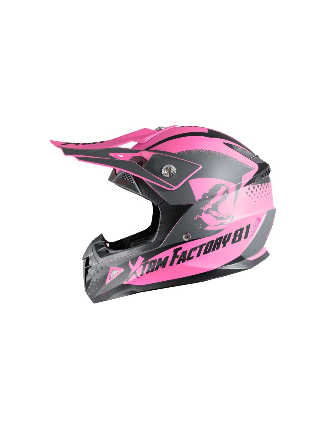 Gants motocross enfant xtrm - rose