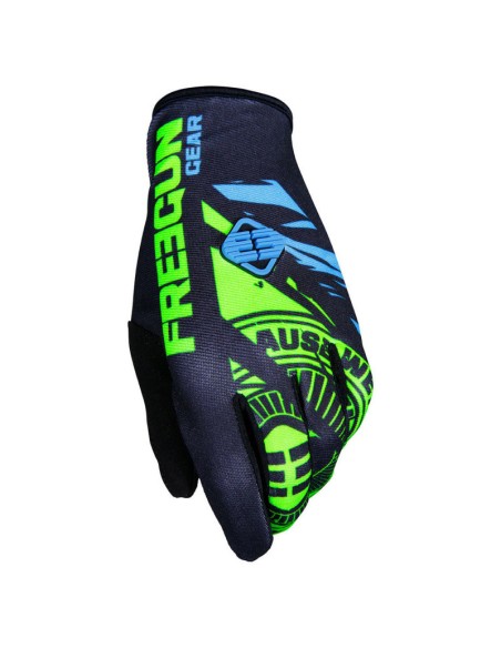 Gants cross DEVO KID VENTURY SHOT Rose fluo - , Gants Cross