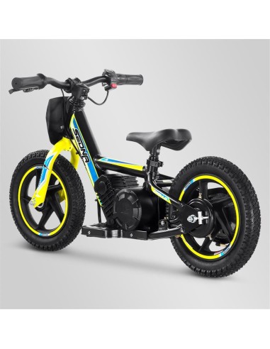 DRAISIENNE ÉLECTRIQUE APOLLO SEDNA 12" JAUNE MOTO sur PitRacing