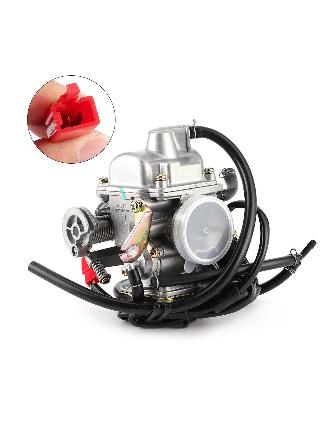 Carburateur 24 mm scooter GY6 chinois 4 temps - PitRacing