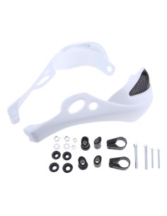 Protège main Blanc quad / moto / dirt bike universel