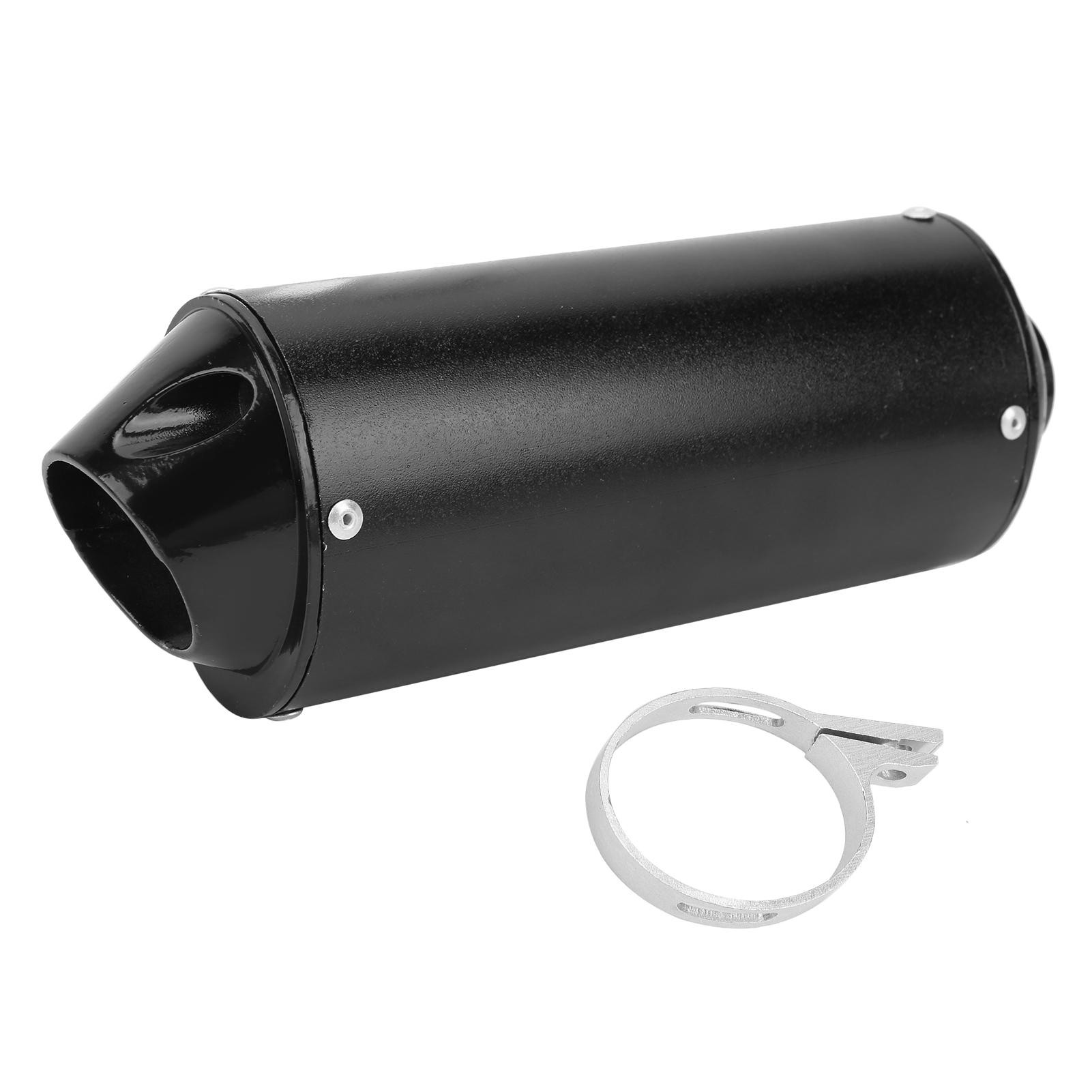 Cartouche   collier d'échappement Racing noir dirt bike / pit bike ...