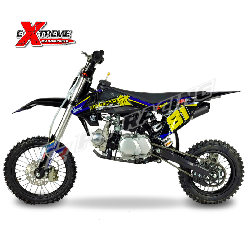 NEW Dirt bike 125 cc XTREM FACTORY type ROCKSTAR 12 14