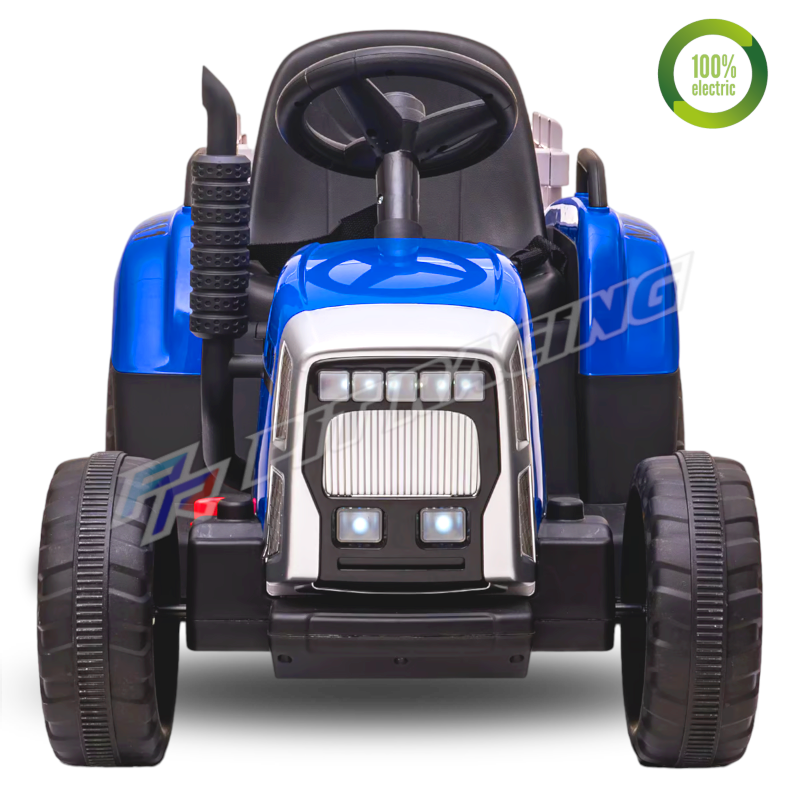 Tracteur New Holland Bleu, véhicule électrique pour enfant