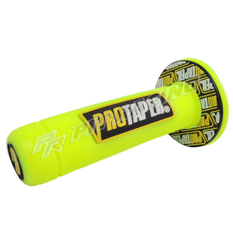 Poignée grip PROTAPER jaune FLUO dirt bike / pit bike / moto - PitRacing