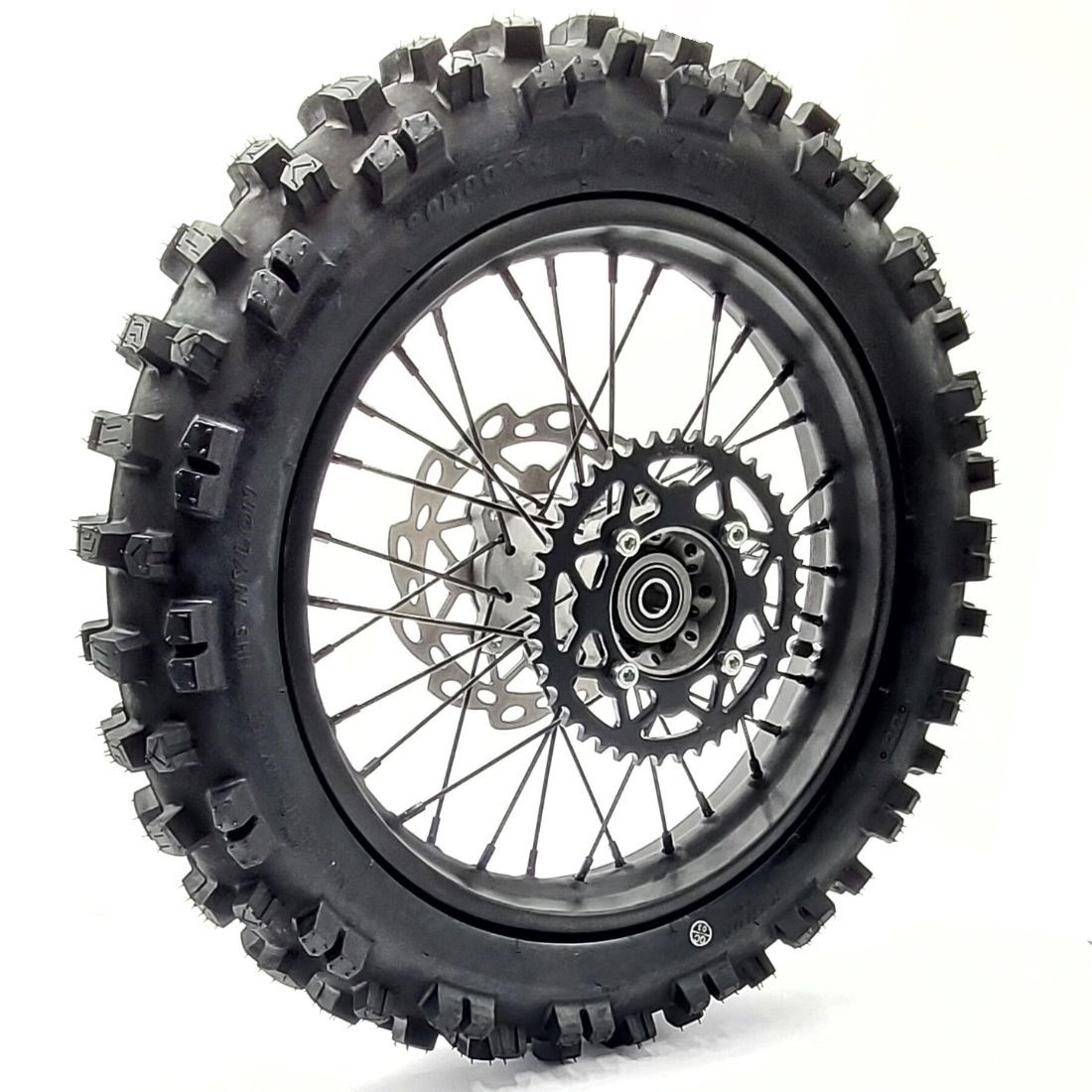 Moyeu De Jante Arrière Pour Dirt Bike 2,5-10 Pouces - Réf. 390A - Aluminium Et Acier - Neuf - Poids 5,5 Lbs