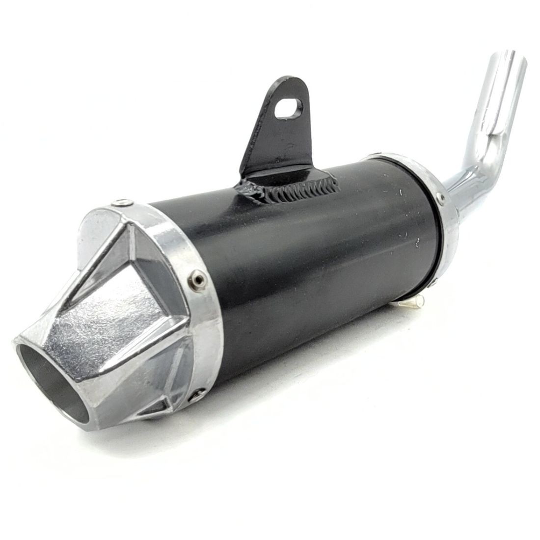 Pot D'échappement HMParts Argent - Pour Dirt Bike / Pit Bike 110-150 Cm3 - Neuf
