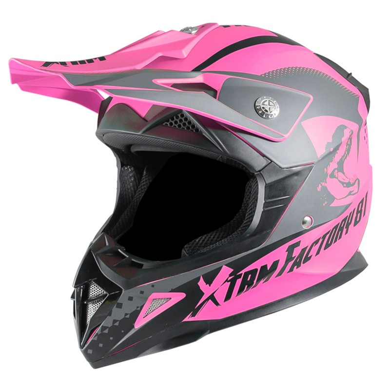 Casque Moto Enfant ProtectWEAR SA03 Rouge - Taille XXXS (48-49 Cm) - Norme ECE 22.05