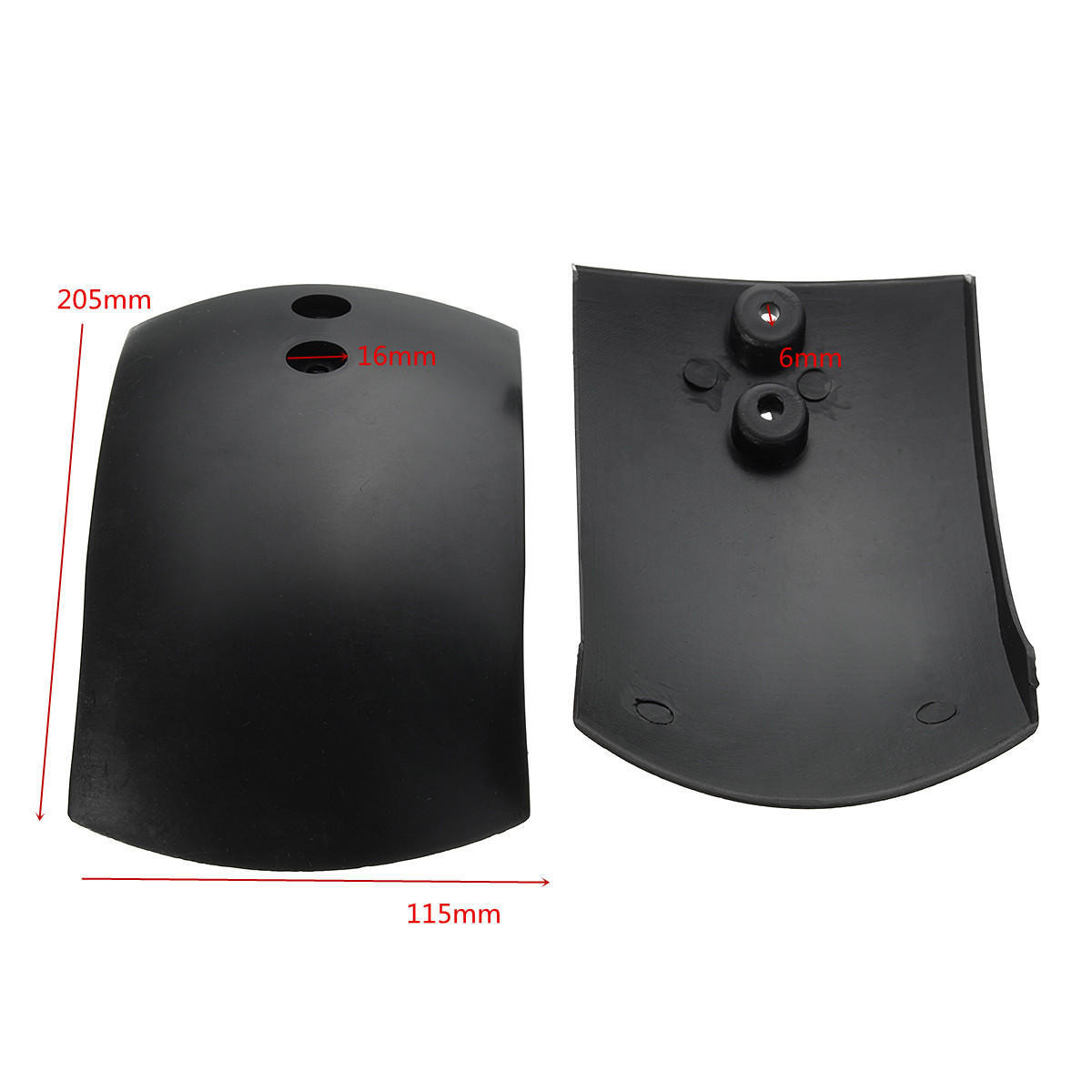 Bits4Reasons Paire de garde-boue en plastique pour roues de remorque de