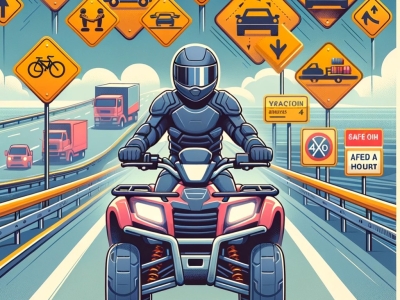 Peut-on rouler en quad sur l'autoroute ?